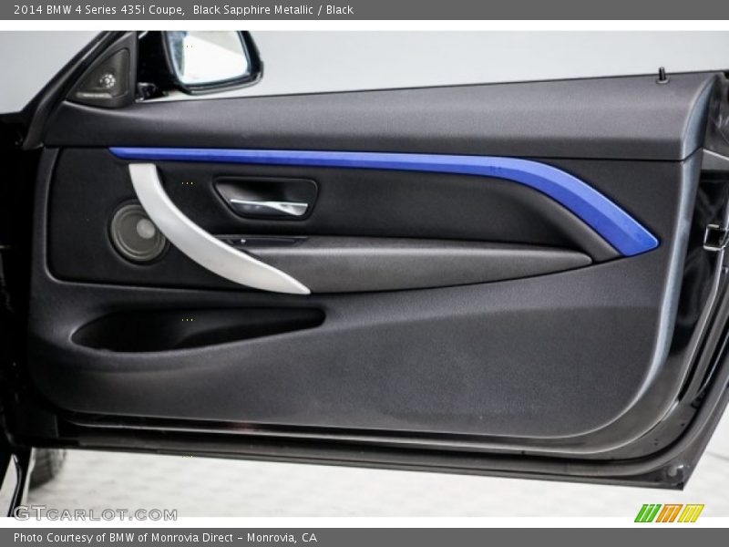 Black Sapphire Metallic / Black 2014 BMW 4 Series 435i Coupe