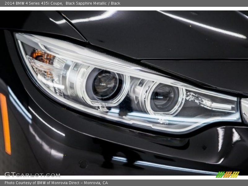 Black Sapphire Metallic / Black 2014 BMW 4 Series 435i Coupe