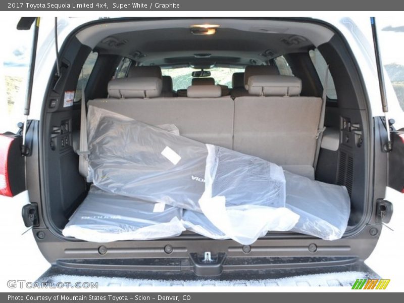 Super White / Graphite 2017 Toyota Sequoia Limited 4x4