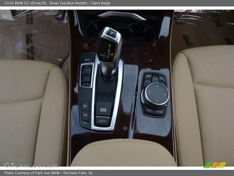 Deep Sea Blue Metallic / Sand Beige 2016 BMW X3 xDrive28i