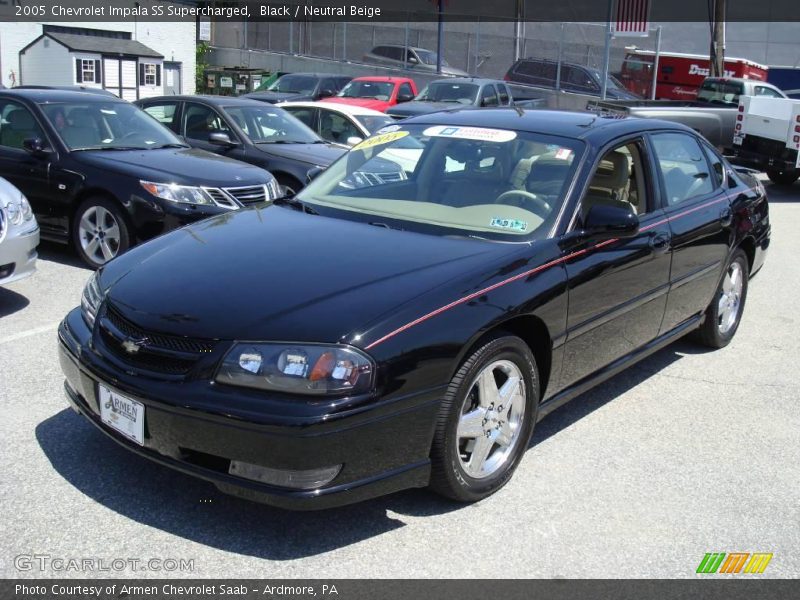 Black / Neutral Beige 2005 Chevrolet Impala SS Supercharged