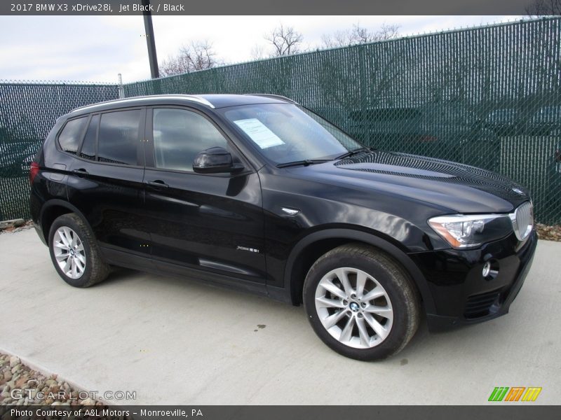 Jet Black / Black 2017 BMW X3 xDrive28i