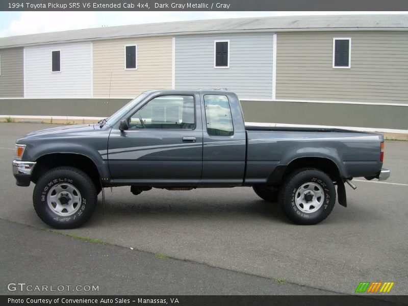 Dark Gray Metallic / Gray 1994 Toyota Pickup SR5 V6 Extended Cab 4x4