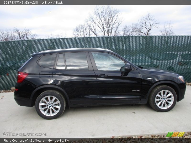 Jet Black / Black 2017 BMW X3 xDrive28i
