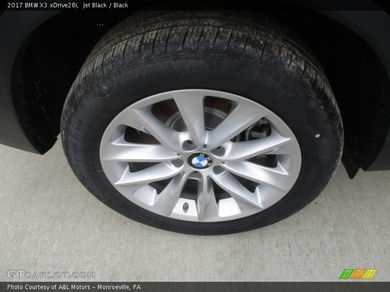 Jet Black / Black 2017 BMW X3 xDrive28i