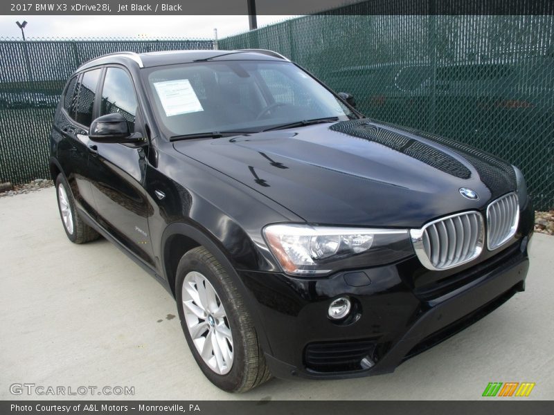 Jet Black / Black 2017 BMW X3 xDrive28i