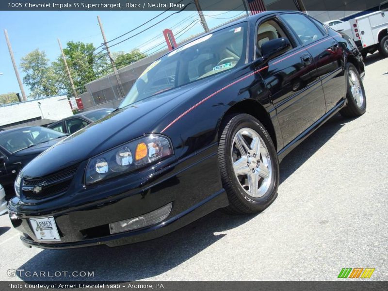 Black / Neutral Beige 2005 Chevrolet Impala SS Supercharged