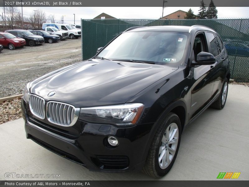 Jet Black / Black 2017 BMW X3 xDrive28i