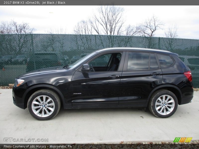 Jet Black / Black 2017 BMW X3 xDrive28i