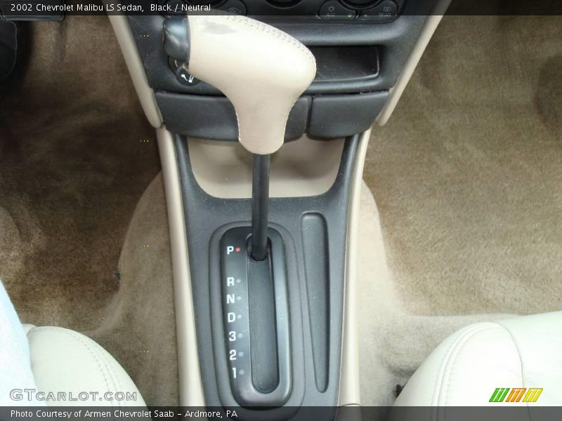 Black / Neutral 2002 Chevrolet Malibu LS Sedan