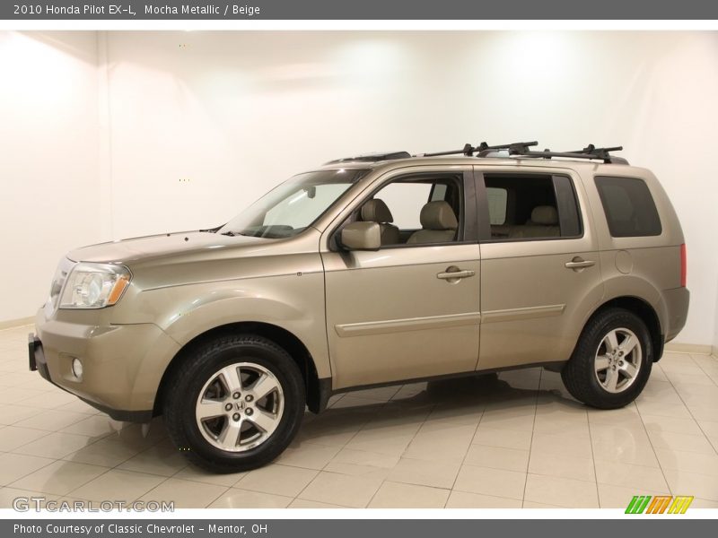 Mocha Metallic / Beige 2010 Honda Pilot EX-L