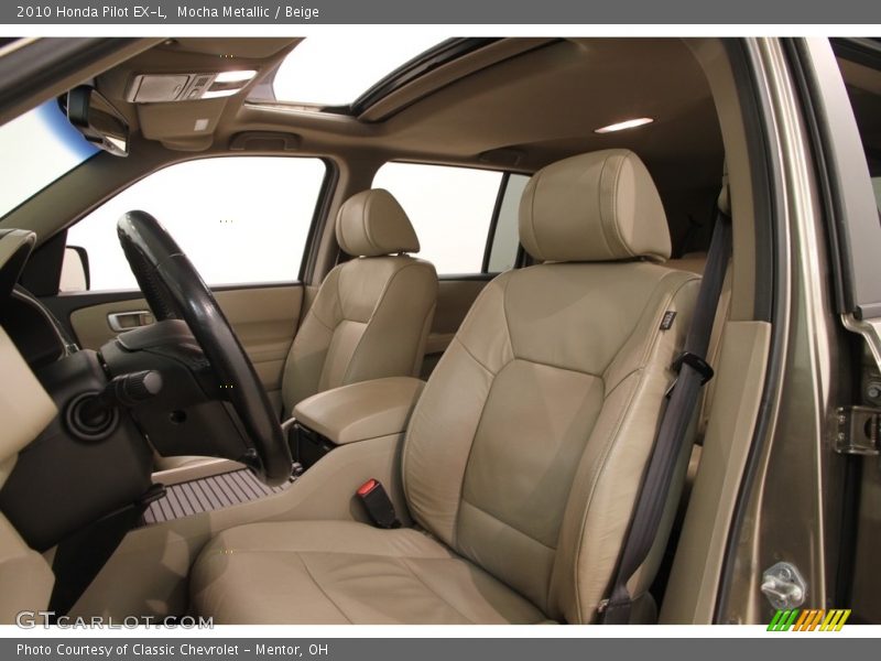 Mocha Metallic / Beige 2010 Honda Pilot EX-L
