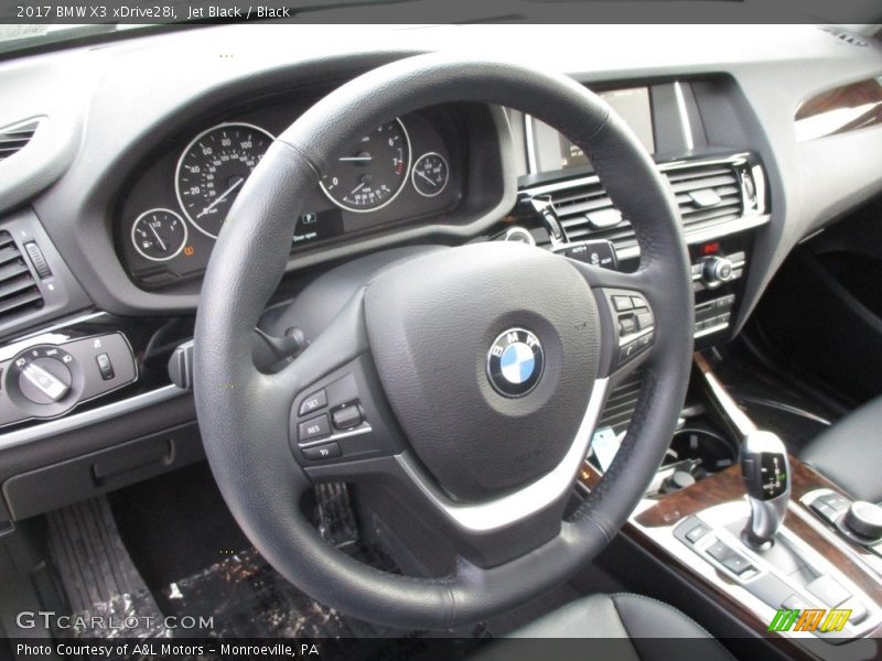 Jet Black / Black 2017 BMW X3 xDrive28i