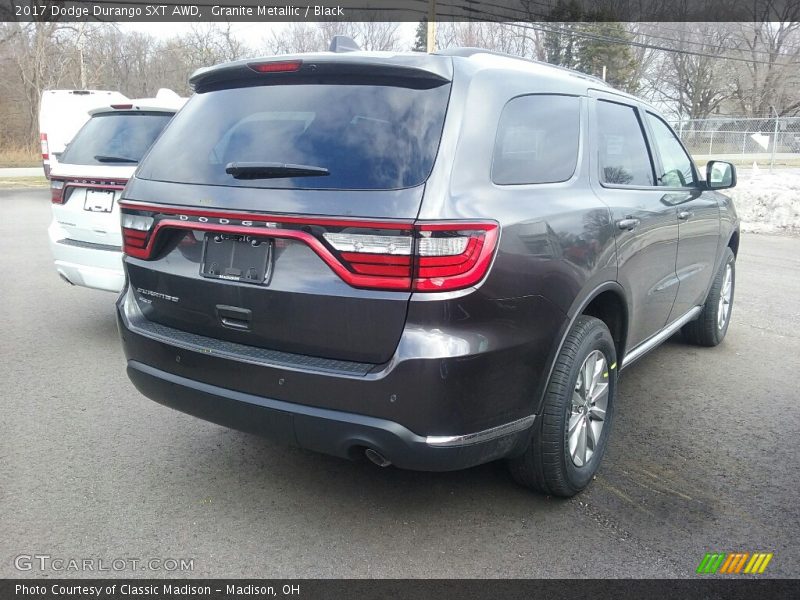Granite Metallic / Black 2017 Dodge Durango SXT AWD