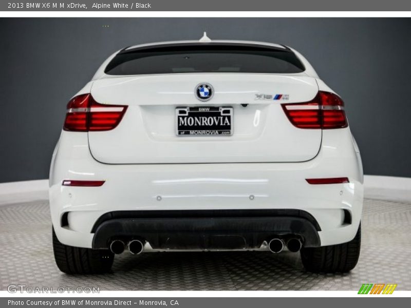 Alpine White / Black 2013 BMW X6 M M xDrive