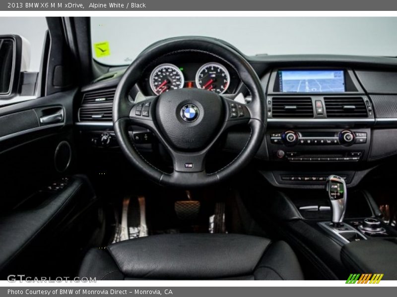 Alpine White / Black 2013 BMW X6 M M xDrive