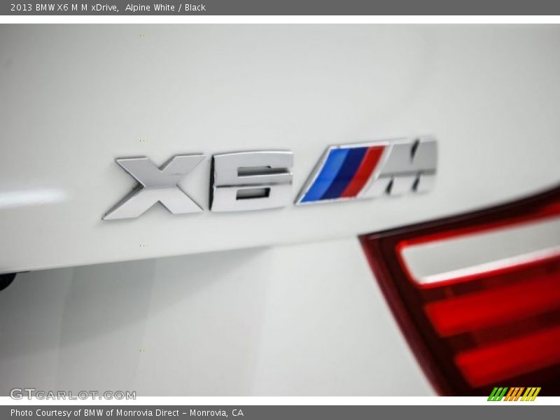 Alpine White / Black 2013 BMW X6 M M xDrive