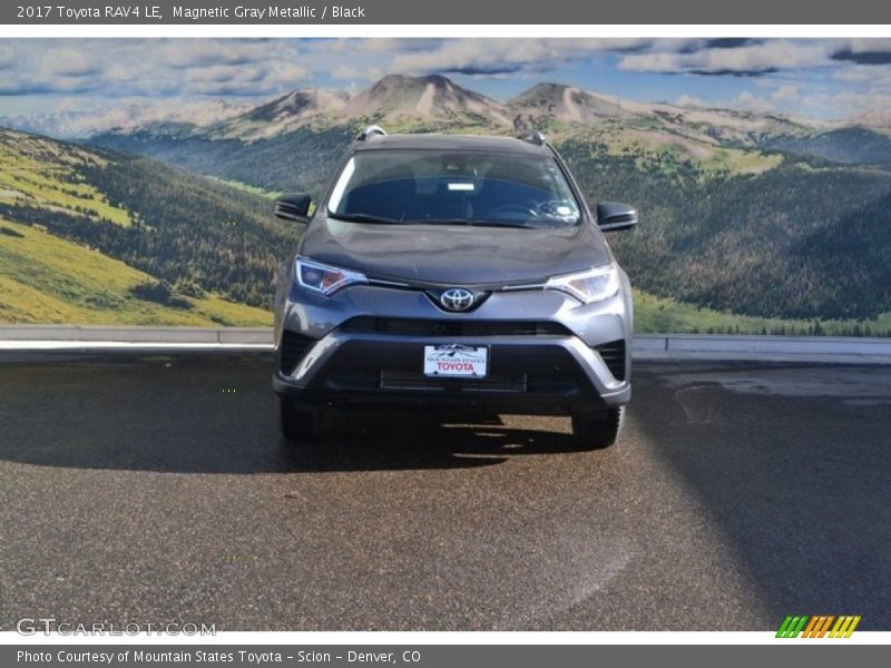 Magnetic Gray Metallic / Black 2017 Toyota RAV4 LE