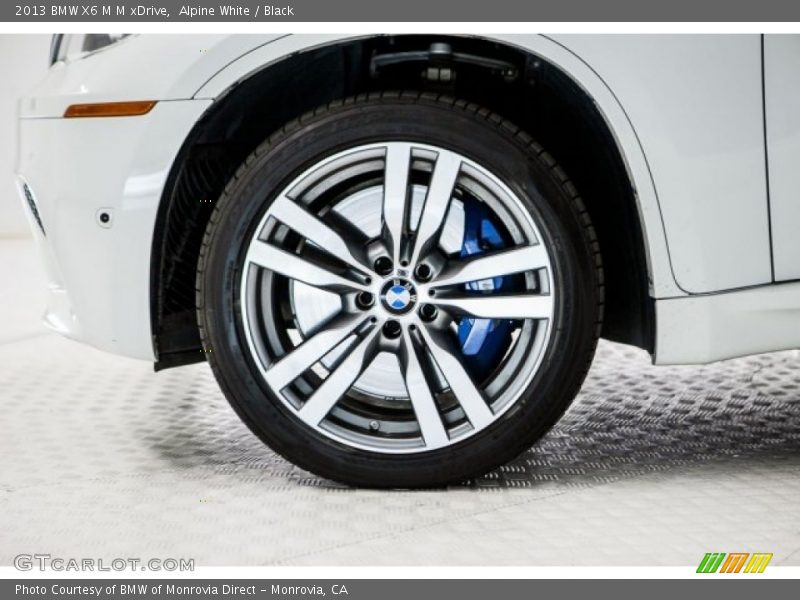 Alpine White / Black 2013 BMW X6 M M xDrive
