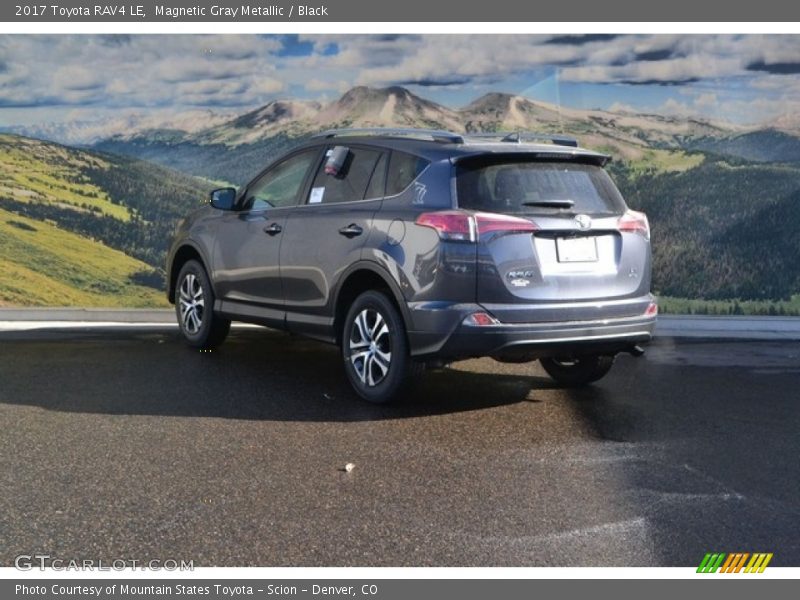Magnetic Gray Metallic / Black 2017 Toyota RAV4 LE