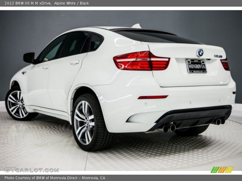 Alpine White / Black 2013 BMW X6 M M xDrive