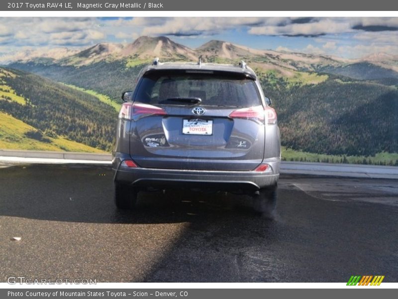 Magnetic Gray Metallic / Black 2017 Toyota RAV4 LE