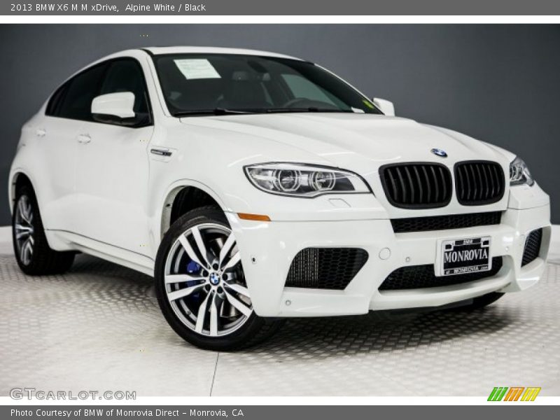 Alpine White / Black 2013 BMW X6 M M xDrive