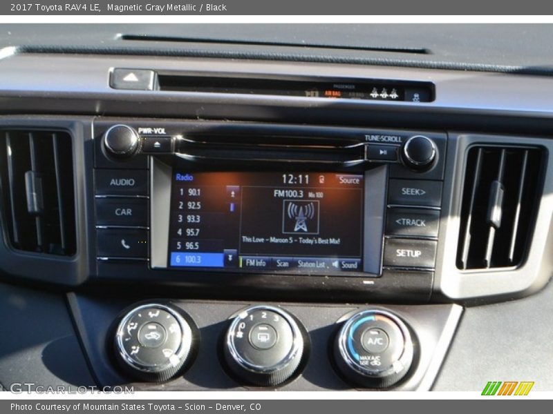 Magnetic Gray Metallic / Black 2017 Toyota RAV4 LE