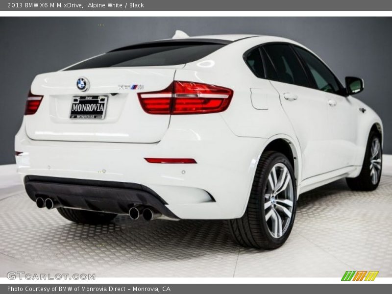 Alpine White / Black 2013 BMW X6 M M xDrive