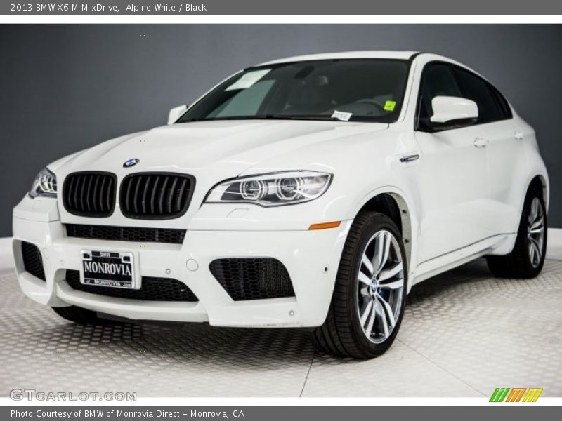 Alpine White / Black 2013 BMW X6 M M xDrive
