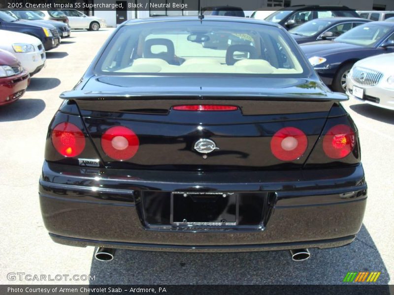 Black / Neutral Beige 2005 Chevrolet Impala SS Supercharged