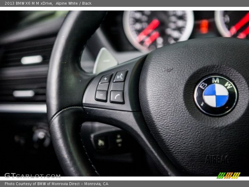 Alpine White / Black 2013 BMW X6 M M xDrive