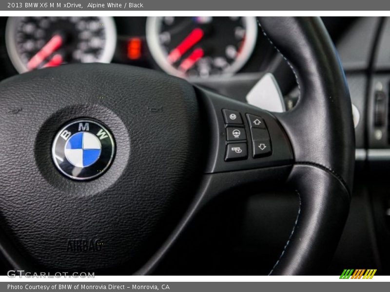 Alpine White / Black 2013 BMW X6 M M xDrive