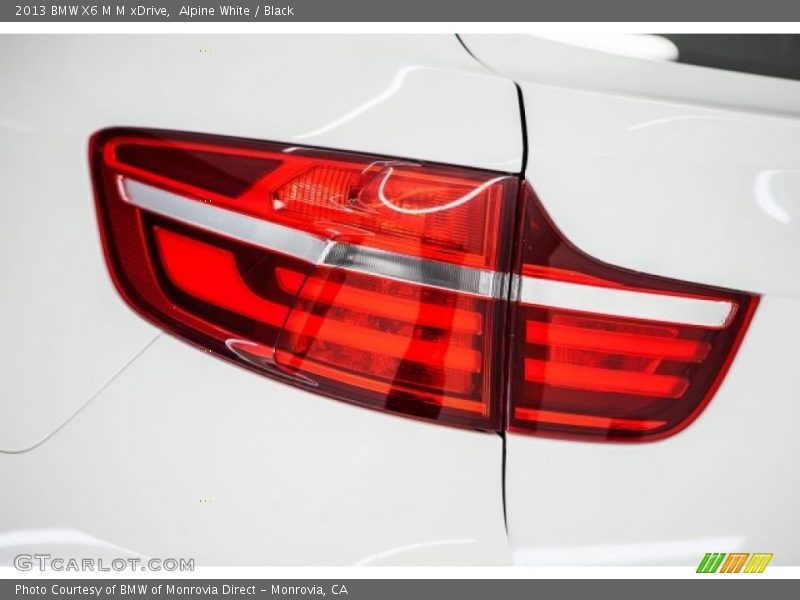 Alpine White / Black 2013 BMW X6 M M xDrive