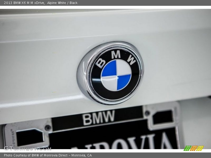 Alpine White / Black 2013 BMW X6 M M xDrive