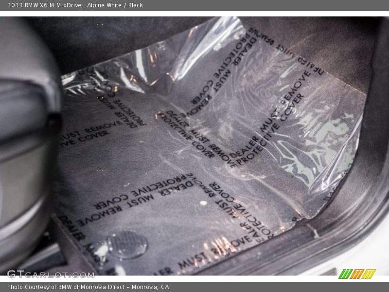 Alpine White / Black 2013 BMW X6 M M xDrive
