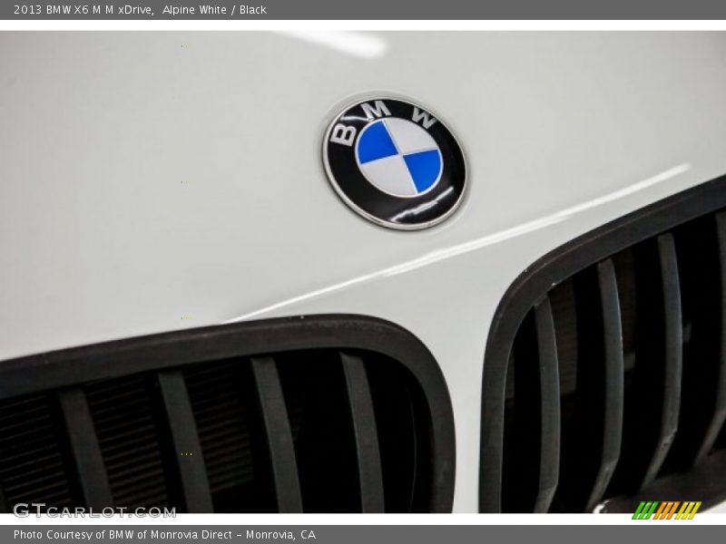 Alpine White / Black 2013 BMW X6 M M xDrive