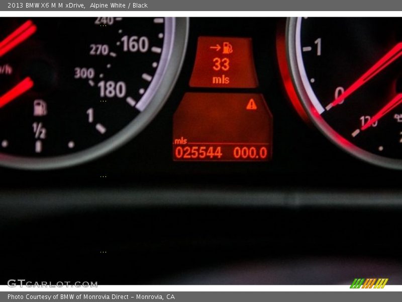 Alpine White / Black 2013 BMW X6 M M xDrive