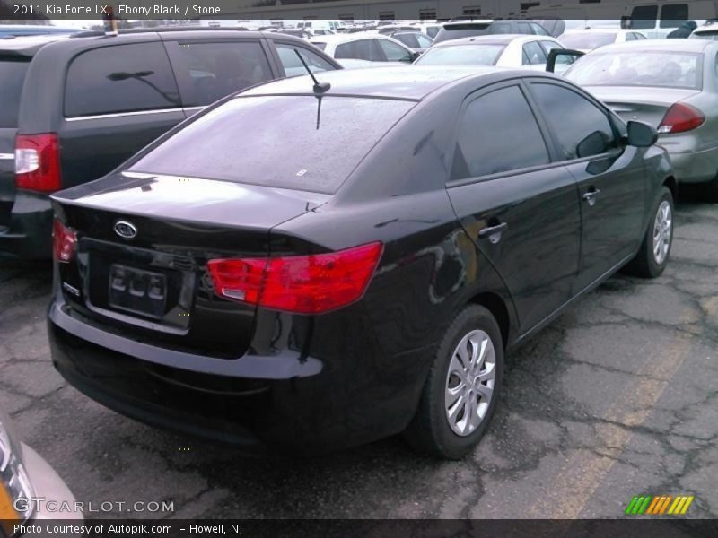 Ebony Black / Stone 2011 Kia Forte LX