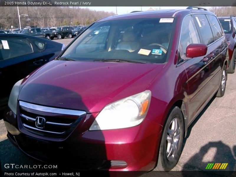 Redrock Pearl / Ivory 2005 Honda Odyssey EX-L