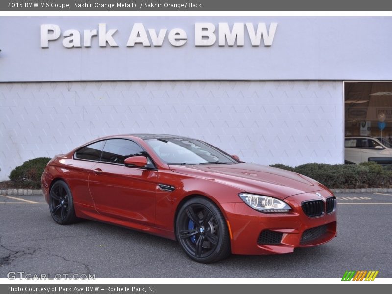 Sakhir Orange Metallic / Sakhir Orange/Black 2015 BMW M6 Coupe