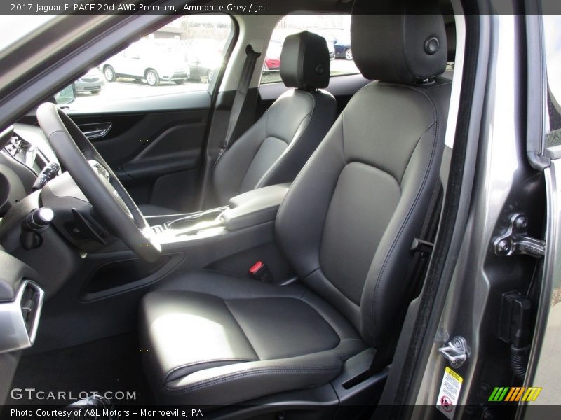 Ammonite Grey / Jet 2017 Jaguar F-PACE 20d AWD Premium