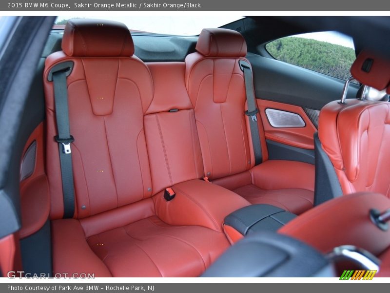 Rear Seat of 2015 M6 Coupe