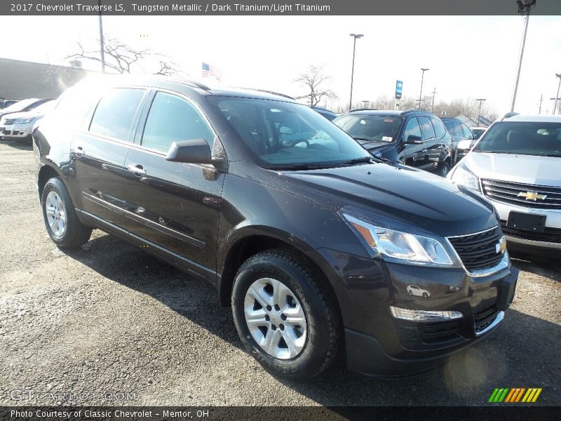 Tungsten Metallic / Dark Titanium/Light Titanium 2017 Chevrolet Traverse LS