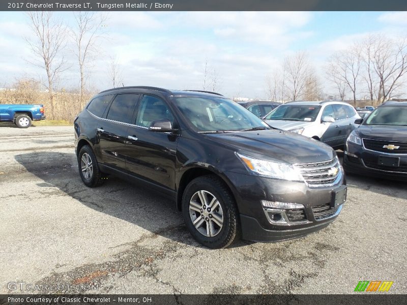 Tungsten Metallic / Ebony 2017 Chevrolet Traverse LT