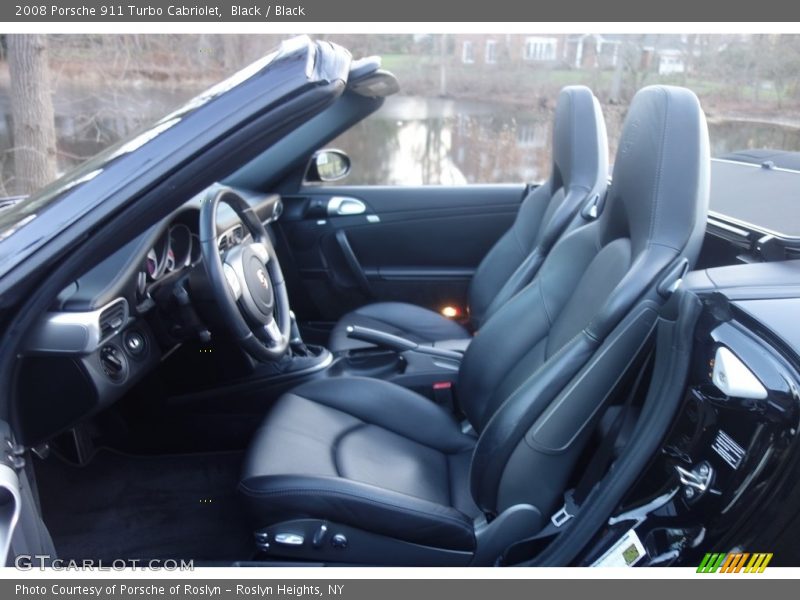 Black / Black 2008 Porsche 911 Turbo Cabriolet