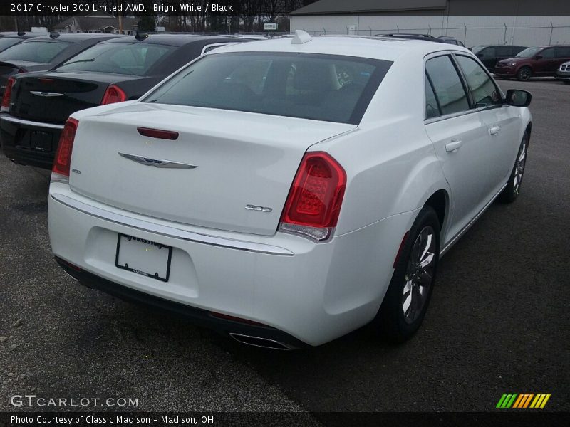 Bright White / Black 2017 Chrysler 300 Limited AWD