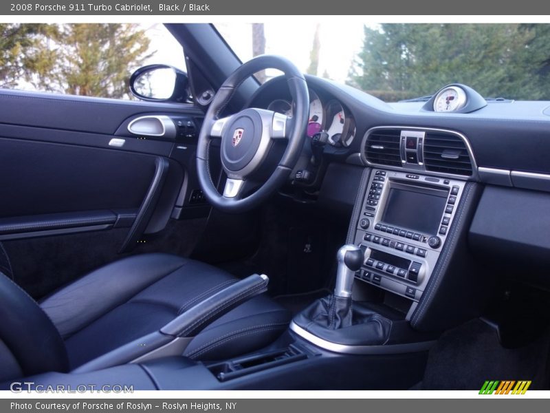 Black / Black 2008 Porsche 911 Turbo Cabriolet