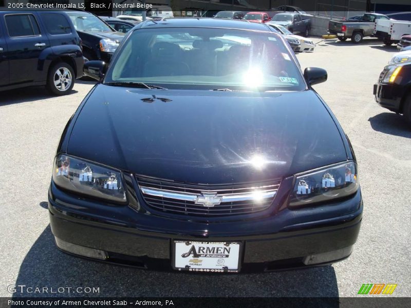 Black / Neutral Beige 2005 Chevrolet Impala LS
