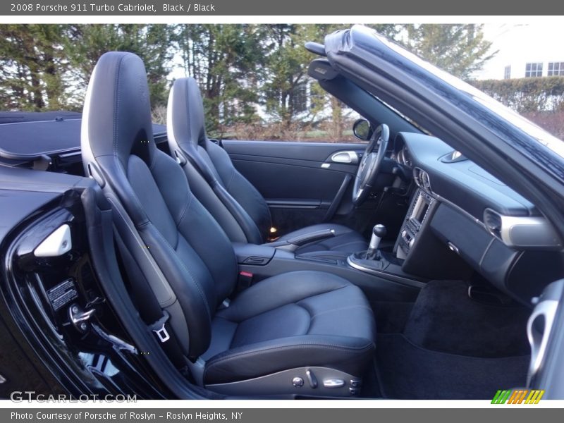 Black / Black 2008 Porsche 911 Turbo Cabriolet